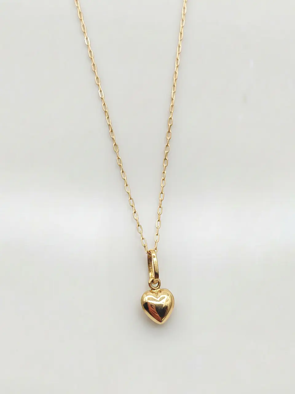 Cadena Corazón de Amor Delicado Oro 18k 2