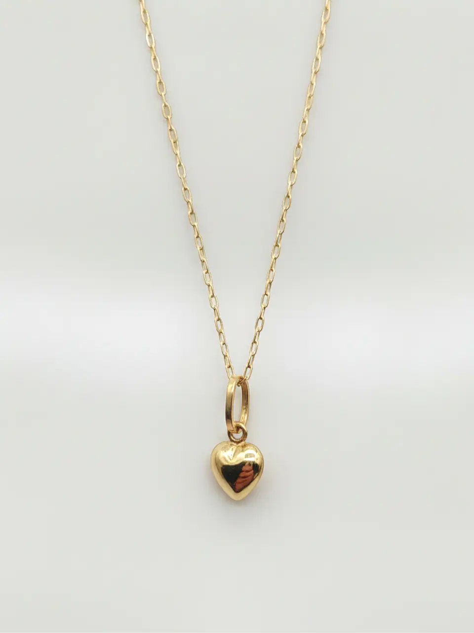Cadena Corazón de Amor Delicado Oro 18k 1