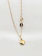 Cadena Singapur Corazón Delicado Oro 18k - Miniatura 3