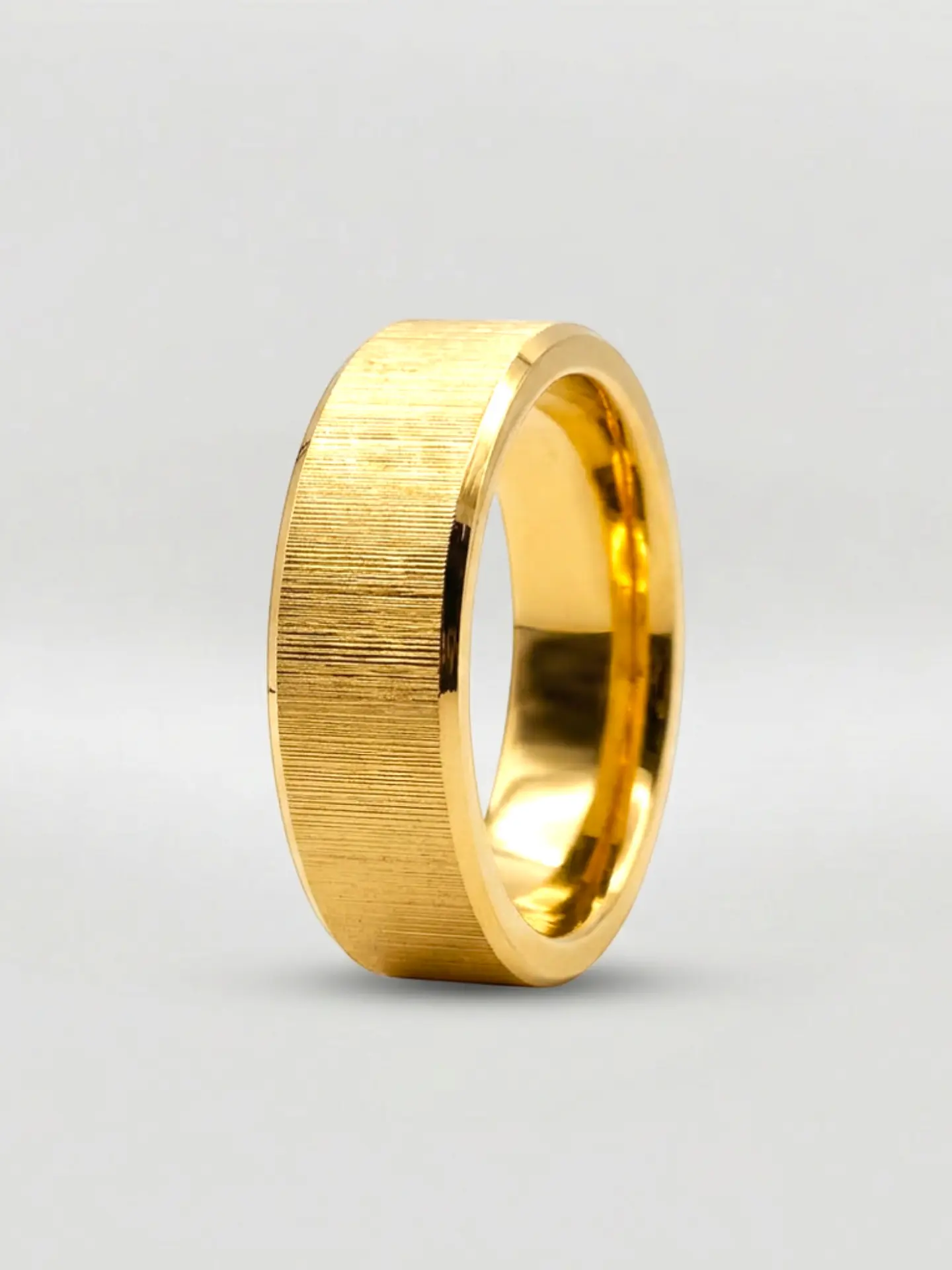 Anillo Mil Rayas de Prestigio Grande Oro 18k 1