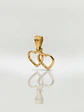 Colgante Silueta Doble Corazón Oro 18k - Miniatura 2