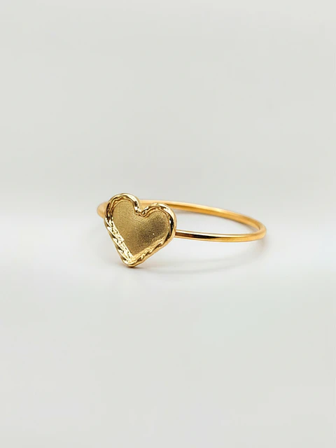 Anillo Corazón Tazo Esencia Oro 18k