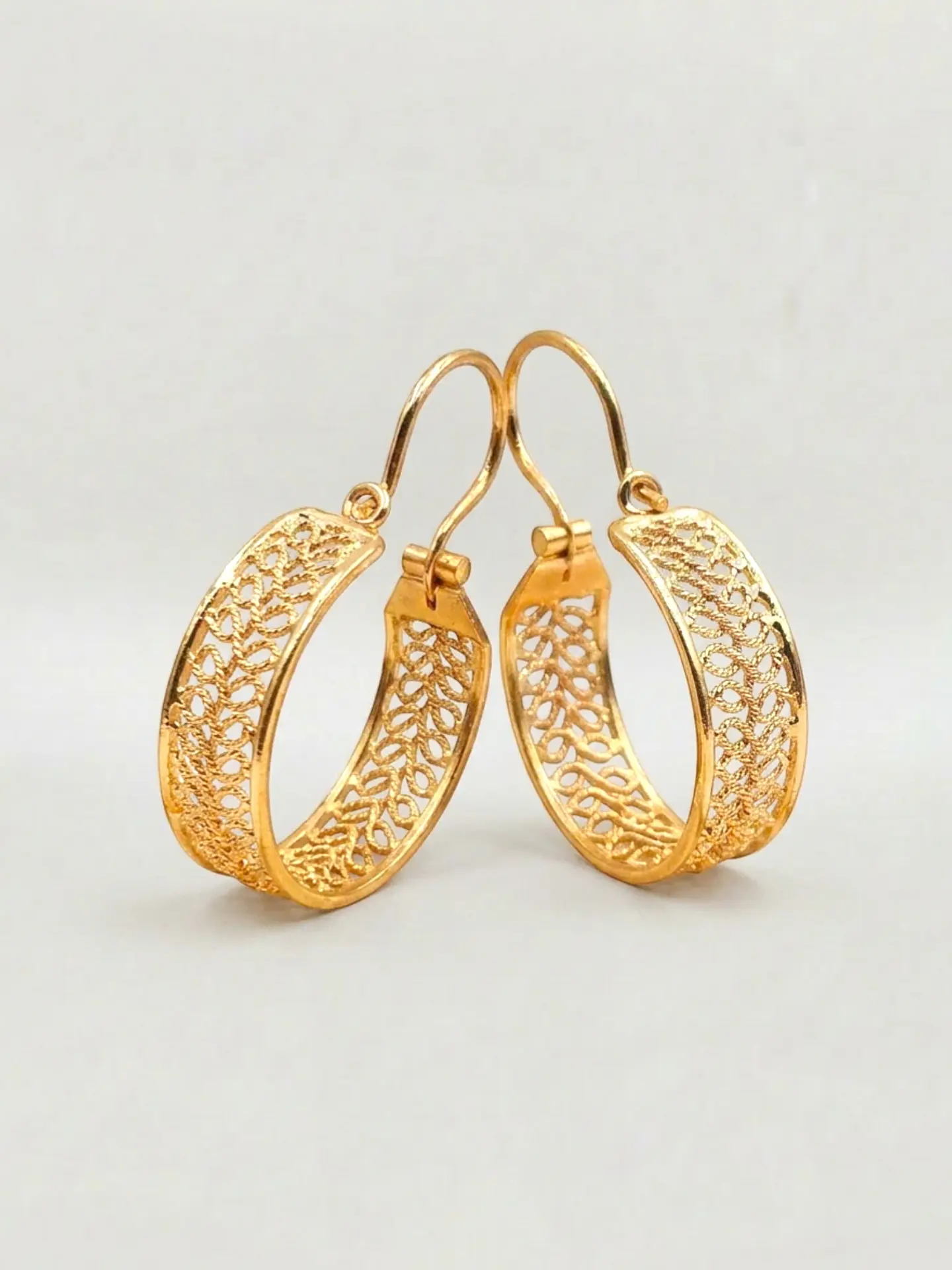 Aros Filigrana Arte Imperial Oro 18k 2