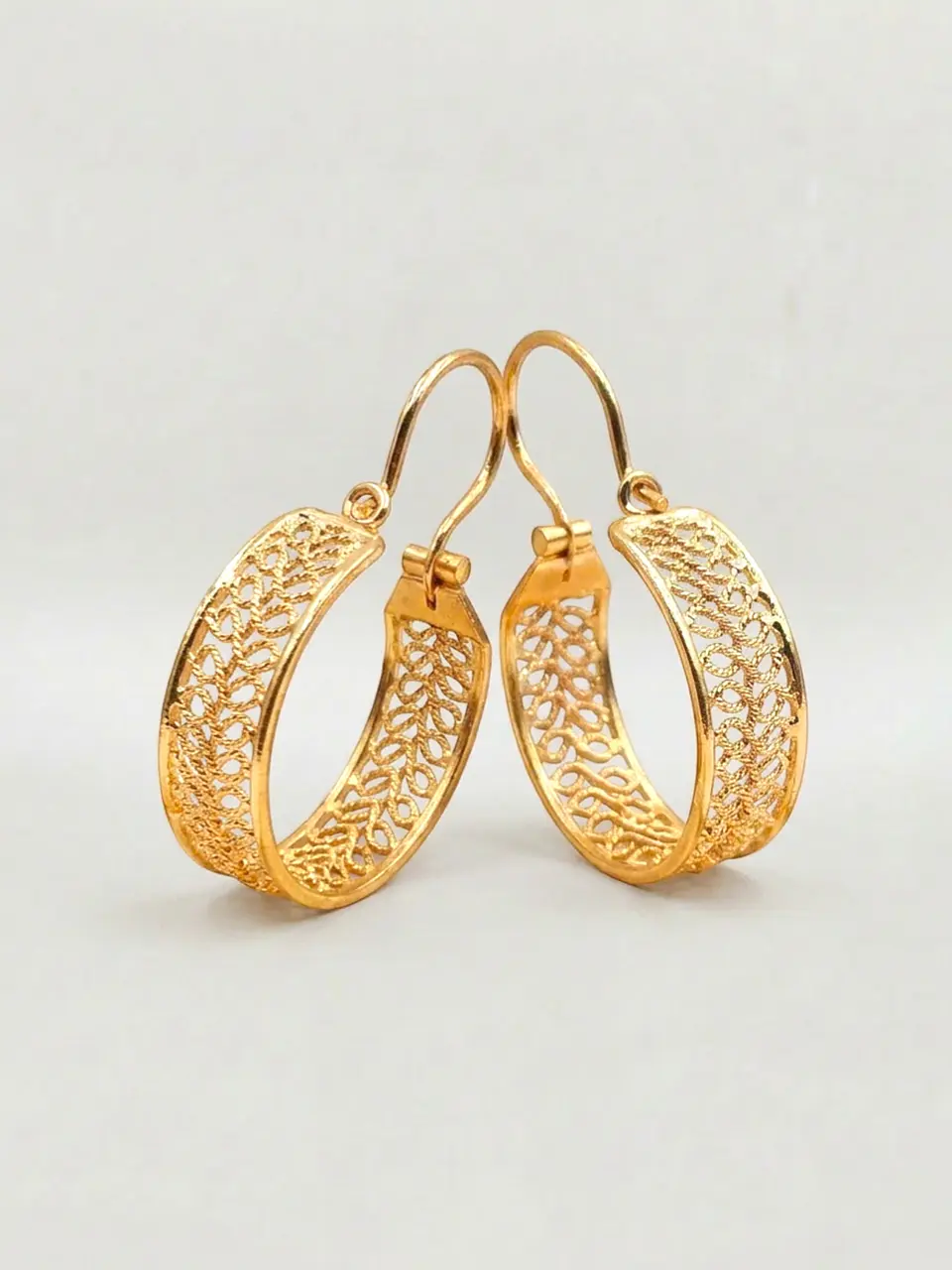 Aros Filigrana Arte Imperial Oro 18k 2