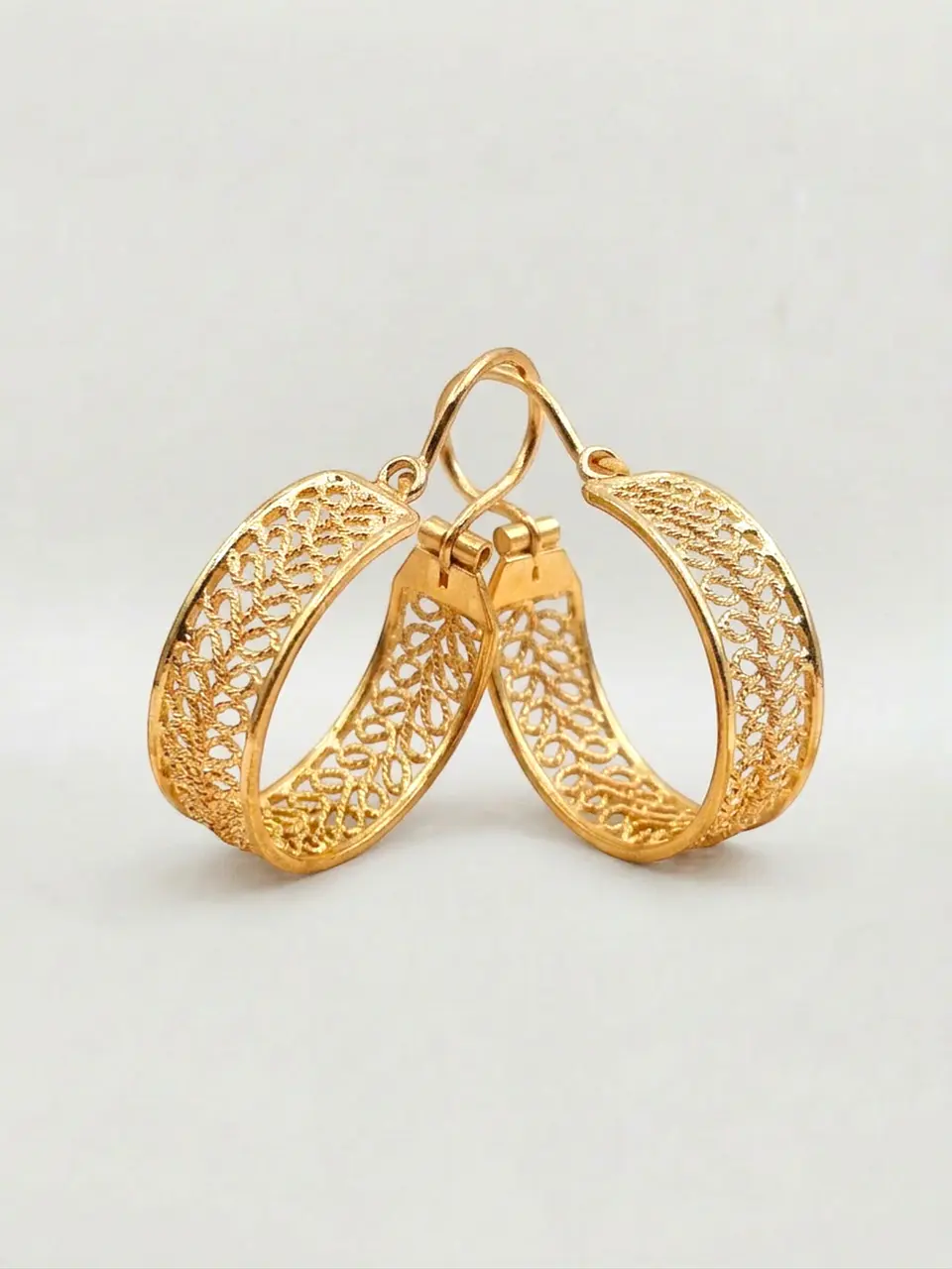 Aros Filigrana Arte Imperial Oro 18k 3