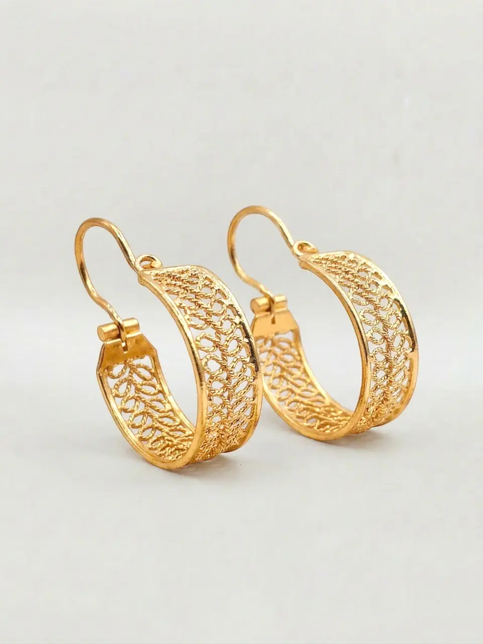 Aros Filigrana Arte Imperial Oro 18k 4