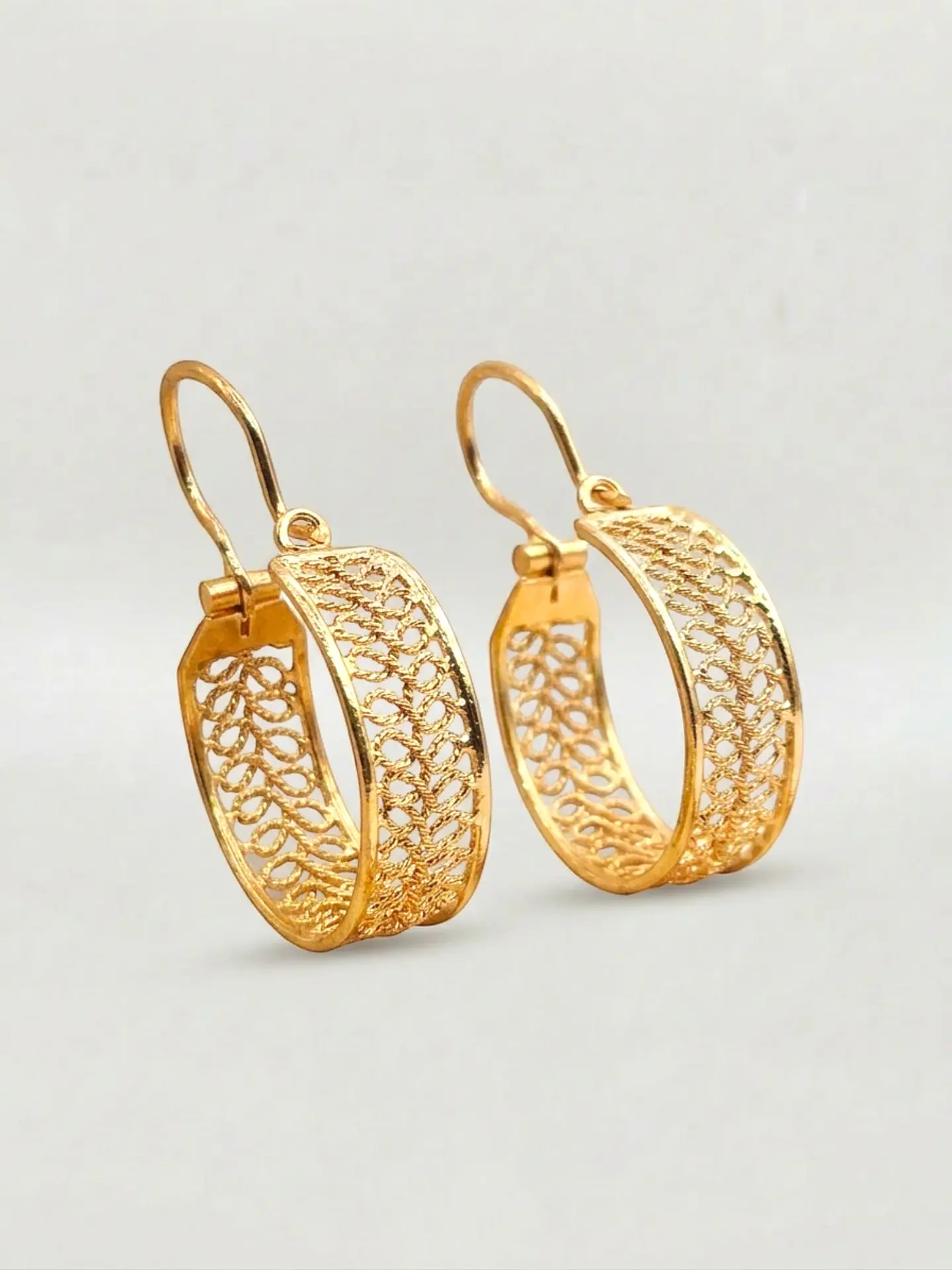 Aros Filigrana Arte Imperial Oro 18k 7