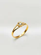 Anillo Punto de Luz Resplandor Circón Oro 18k - Miniatura 4