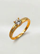 Anillo Medio Cintillo Princesa Oro 18k - Miniatura 3