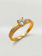 Anillo Medio Cintillo Princesa Oro 18k - Miniatura 5