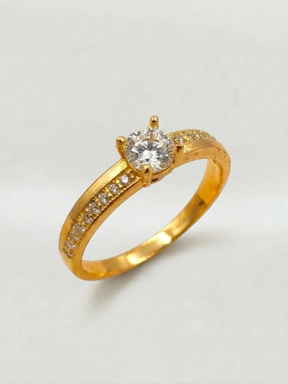 Anillo Medio Cintillo Princesa Oro 18k 5