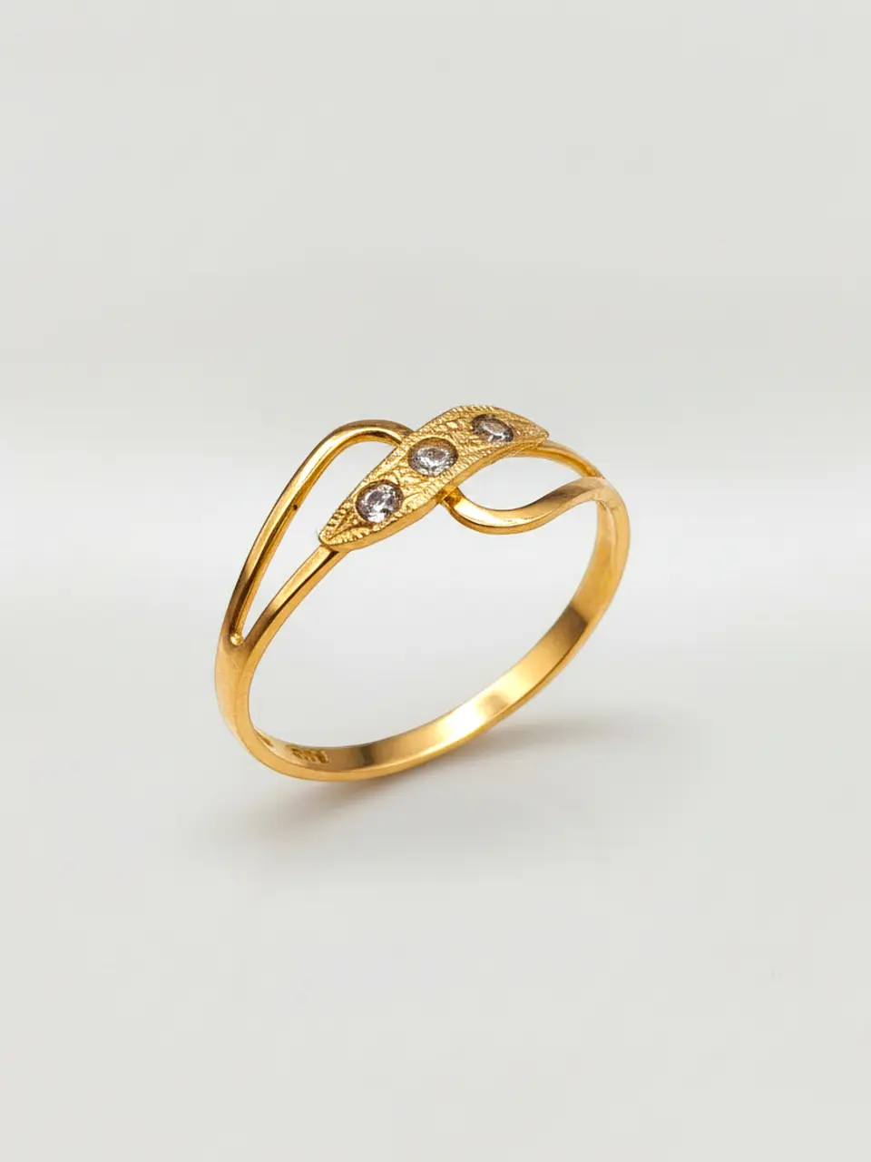 Anillo Infinito Brillo Eterno Circones Oro 18k 5