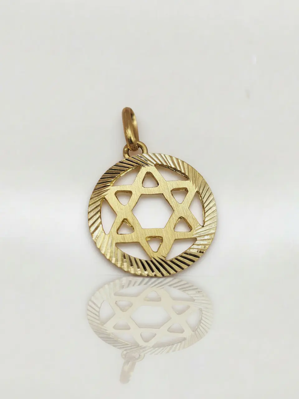 Colgante Estrella de David Sagrada Oro 18k 2