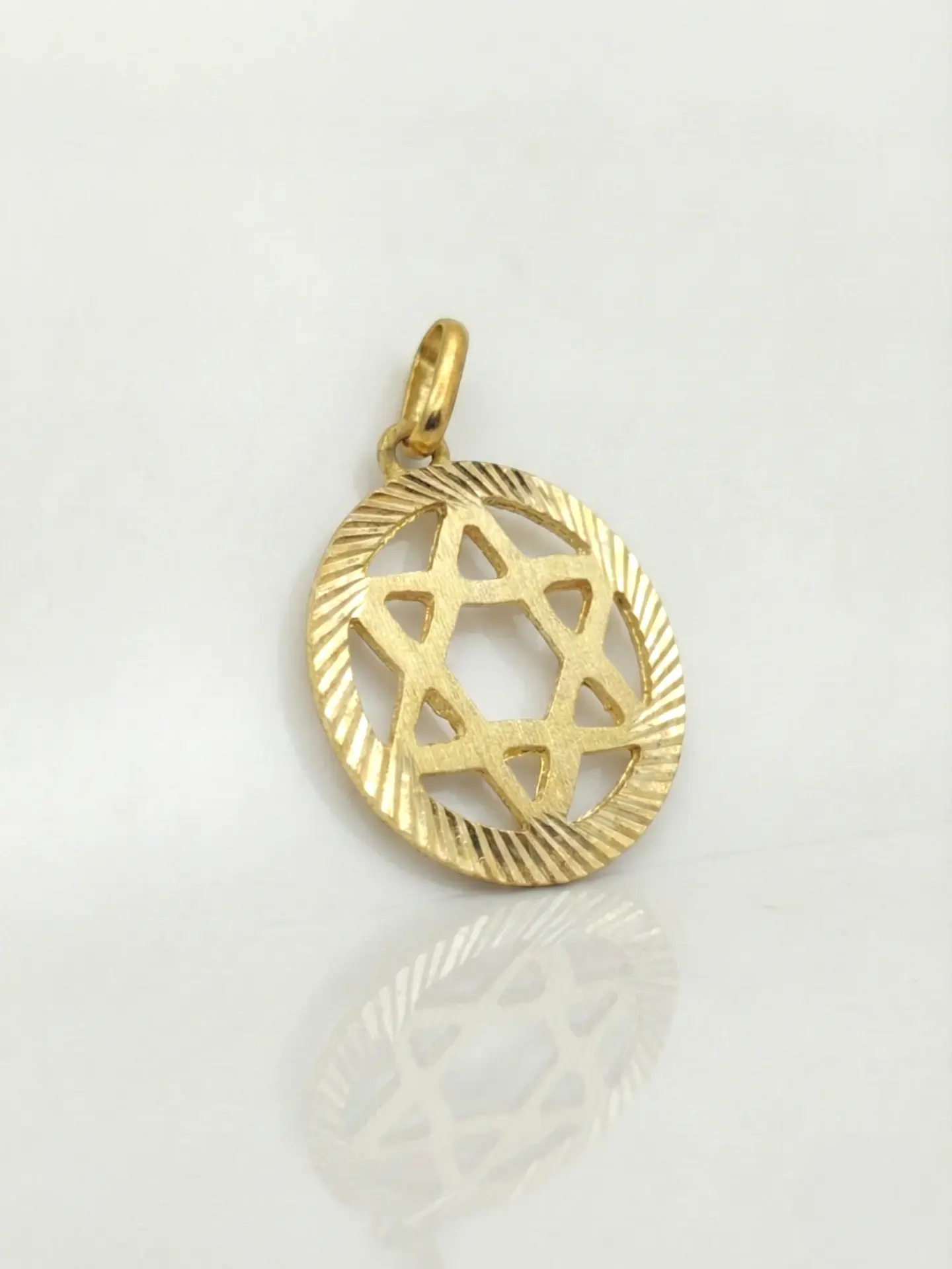 Colgante Estrella de David Sagrada Oro 18k 3