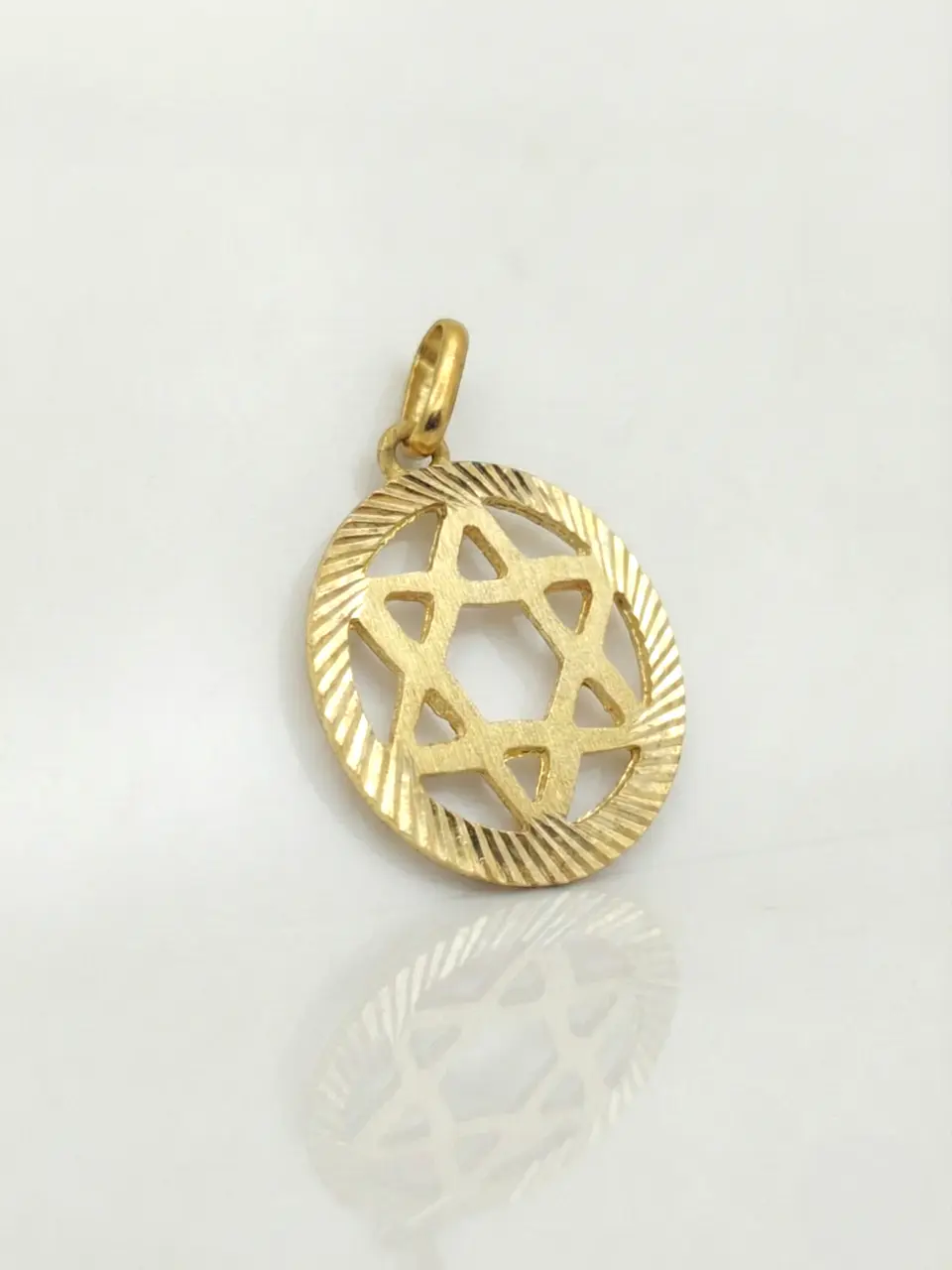 Colgante Estrella de David Sagrada Oro 18k 3