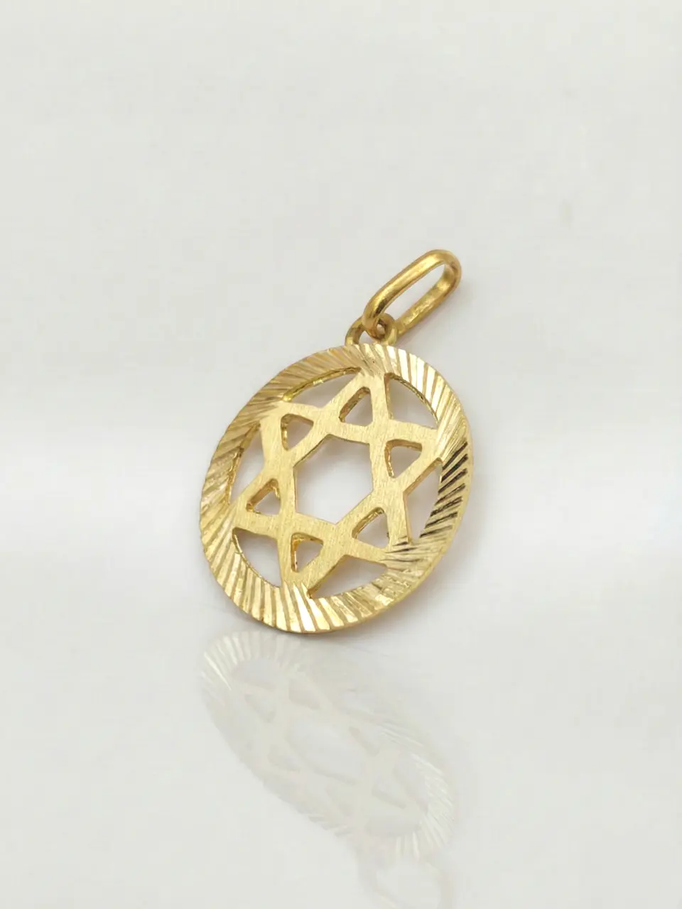 Colgante Estrella de David Sagrada Oro 18k 4