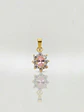 Colgante Lady Rosa de Francia y Circones Oro 18k - Miniatura 1