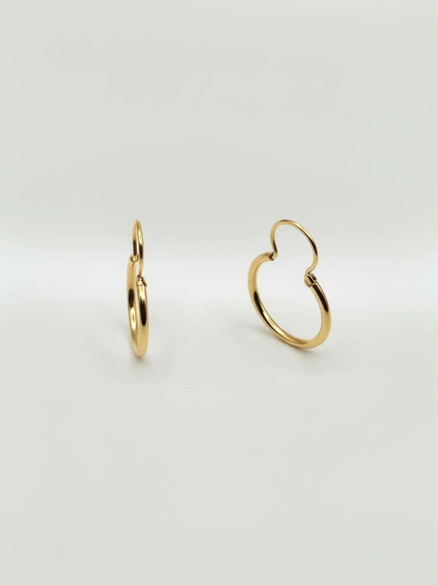 Aros Argolla de Gala con Cierre Oro 18k 3