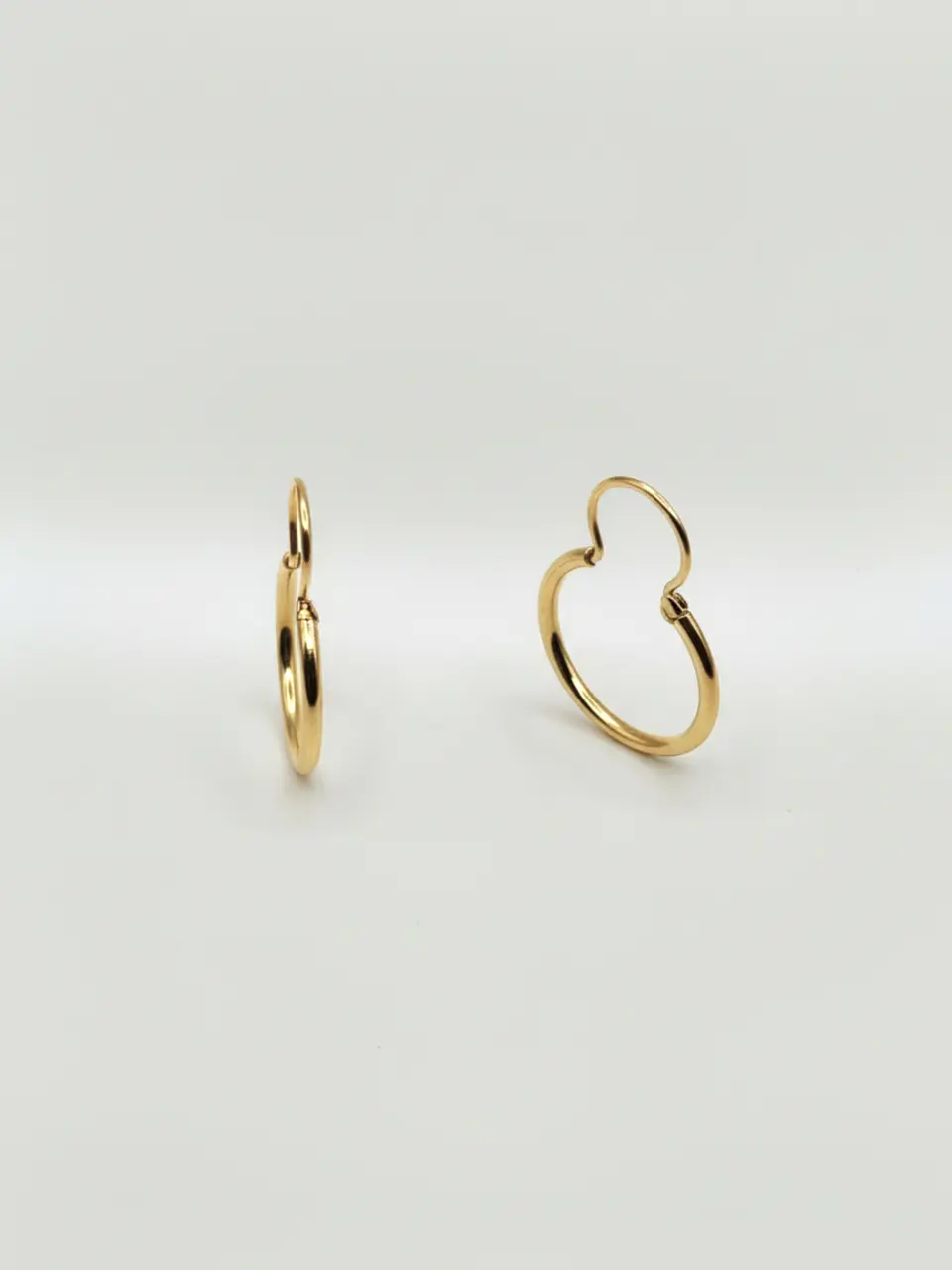 Aros Argolla de Gala con Cierre Oro 18k 3