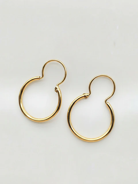 Aros Argolla de Gala con Cierre Oro 18k