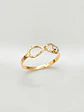 Anillo Infinito Destello de Circón Oro 18k - Miniatura 3