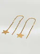 Aros Cadena con Estrella Fugaz Oro 18k - Miniatura 2