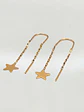 Aros Cadena con Estrella Fugaz Oro 18k - Miniatura 4