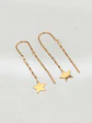 Aros Cadena con Estrella Fugaz Oro 18k - Miniatura 5