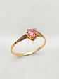 Anillo Chatón Corazón Rosa de Francia Oro 18k - Miniatura 5