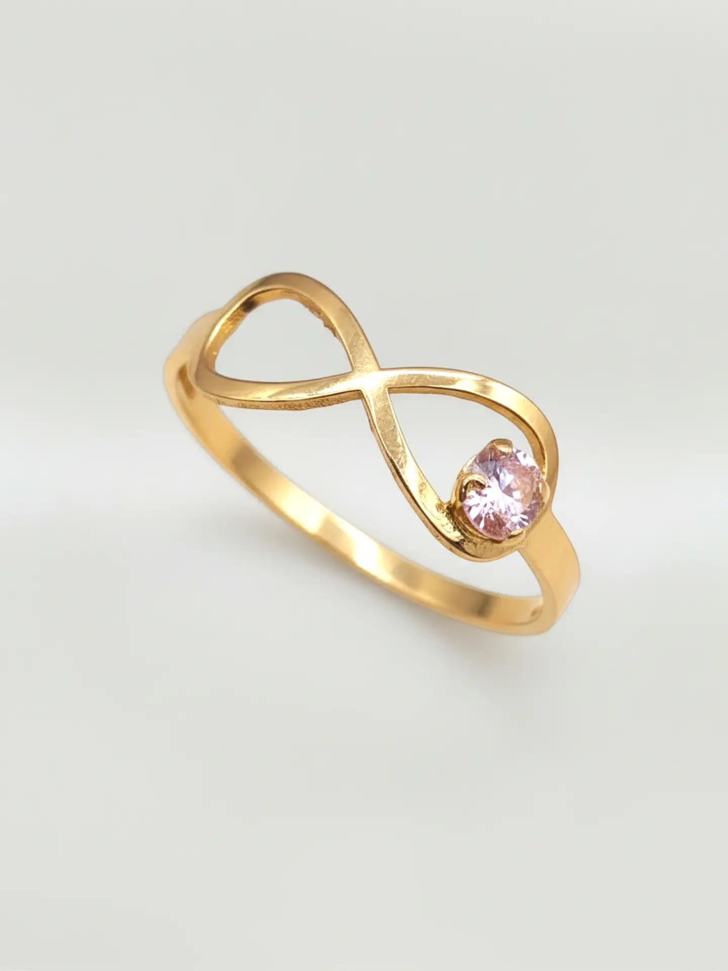 Anillo Infinito Rosa de Francia Mística Oro 18k 2