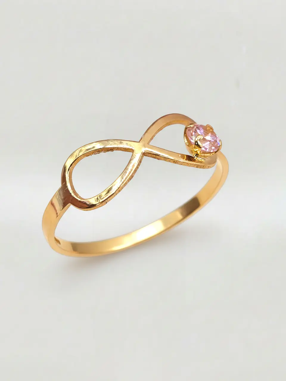 Anillo Infinito Rosa de Francia Mística Oro 18k 4