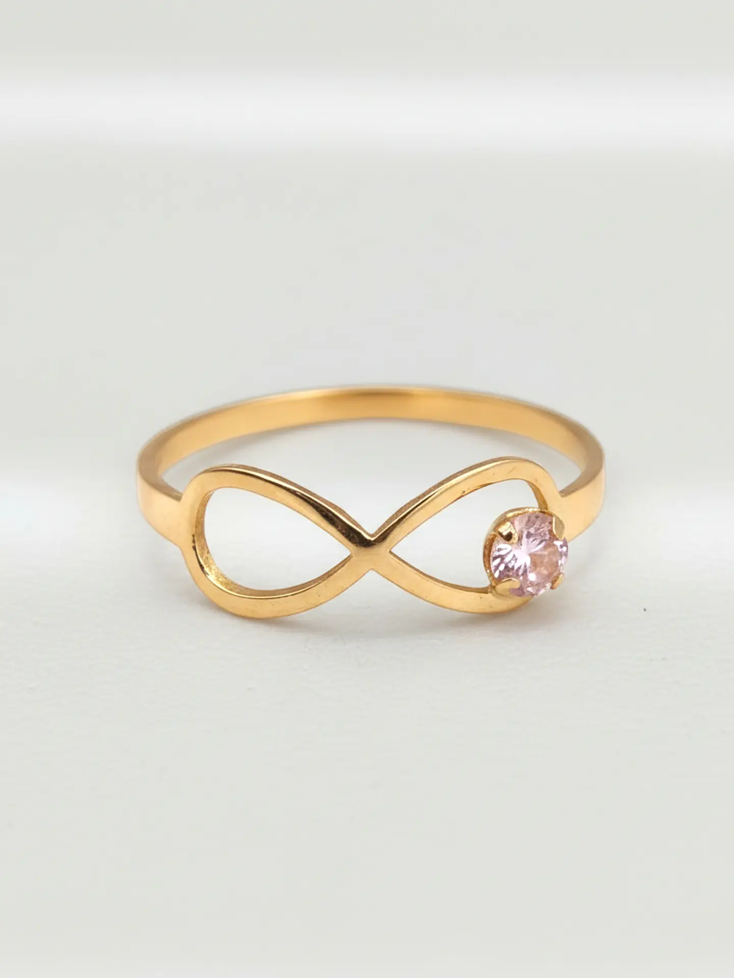 Anillo Infinito Rosa de Francia Mística Oro 18k 1