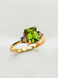 Anillo Reina Jardín de Esmeralda Oro 18k - Miniatura 2