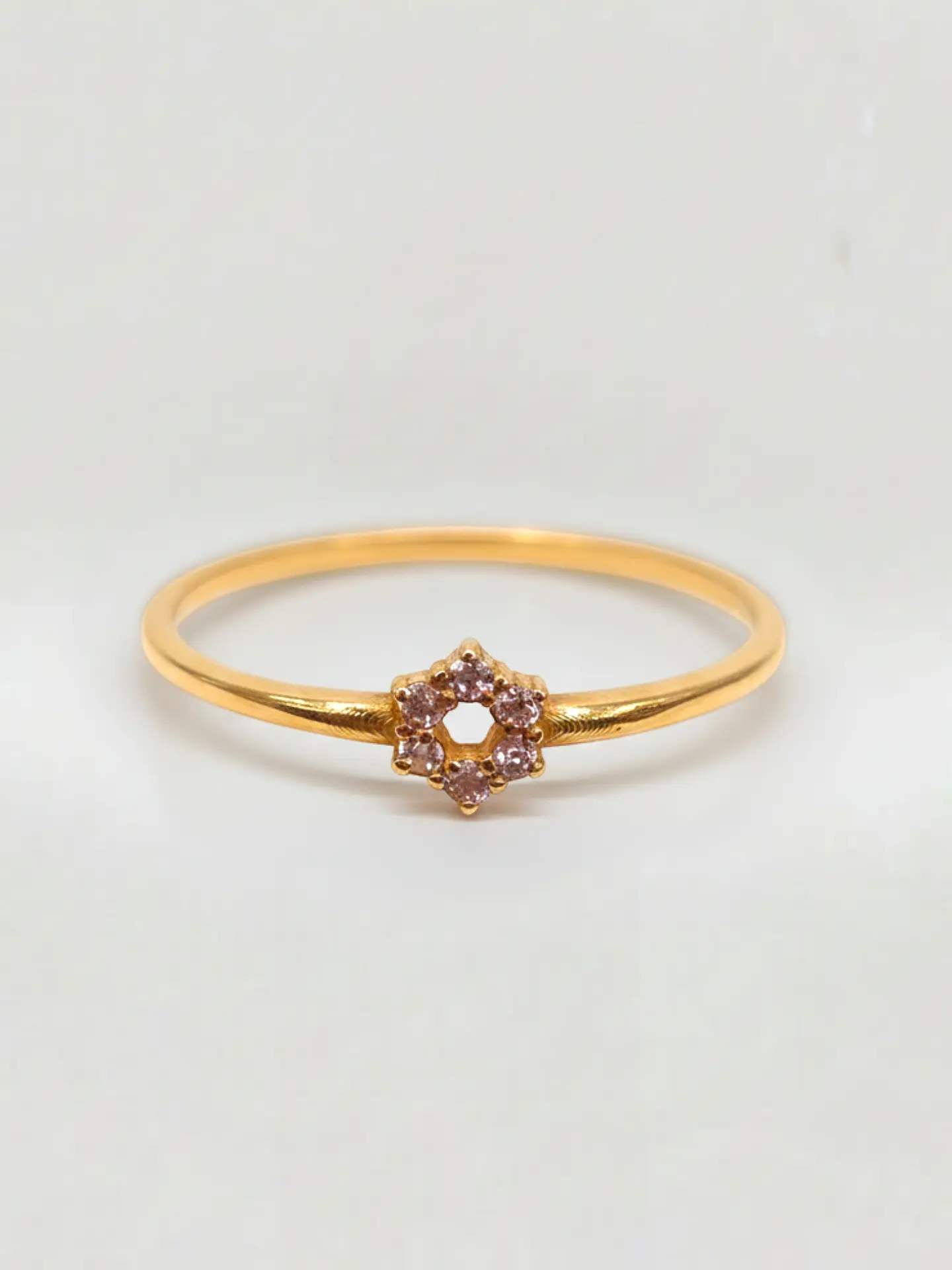 Anillo Estrella de Brillo Circones Oro 18k 1