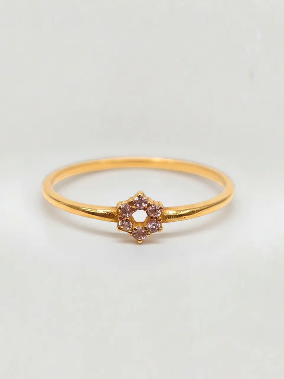 Anillo Estrella de Brillo Circones Oro 18k 1