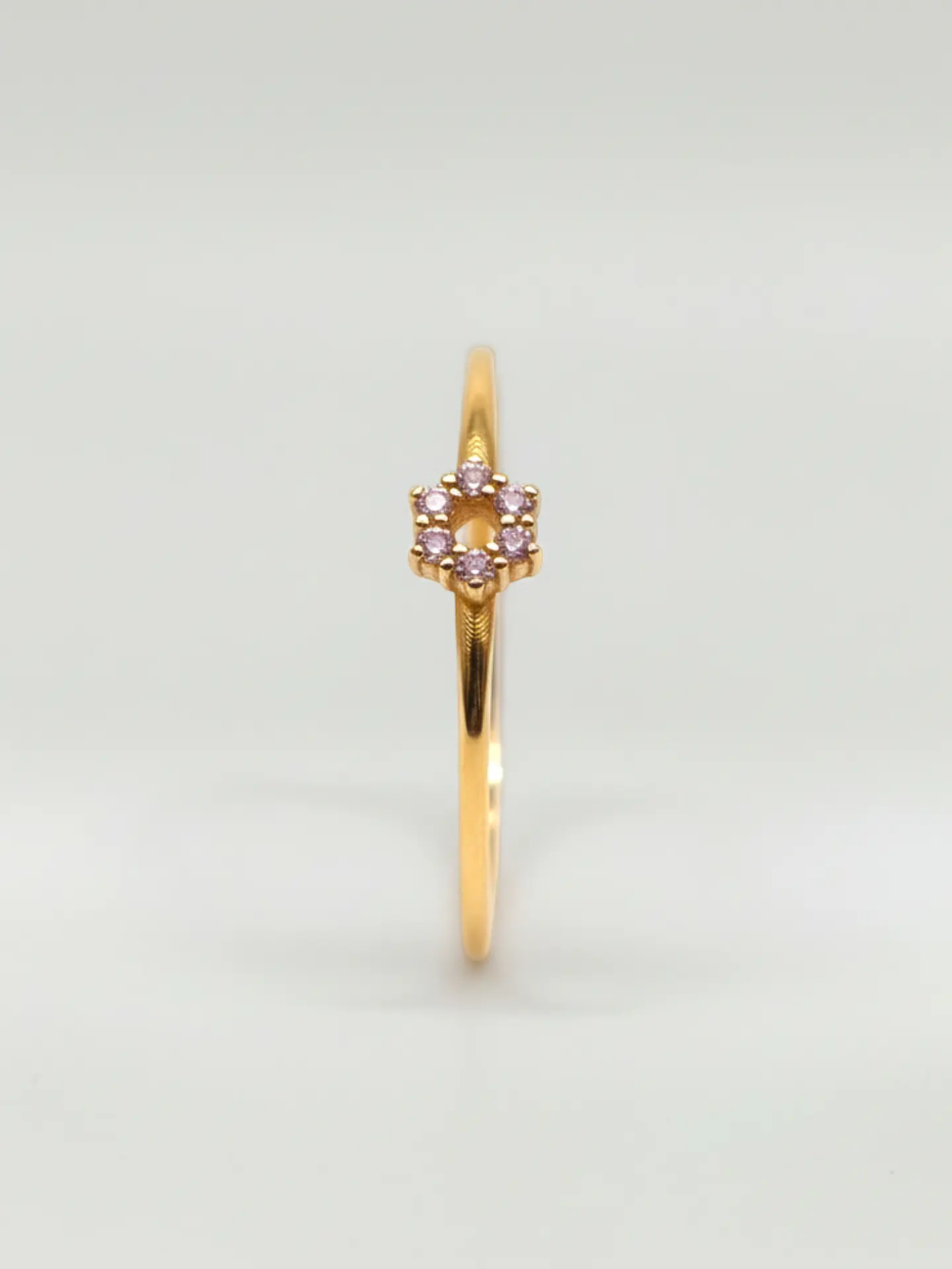 Anillo Estrella de Brillo Circones Oro 18k 2