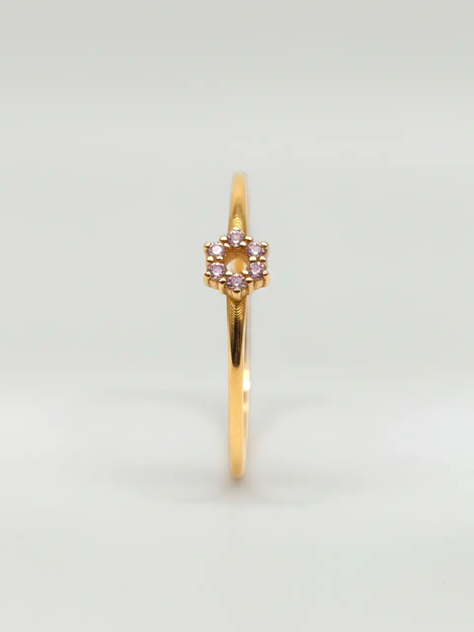 Anillo Estrella de Brillo Circones Oro 18k 2