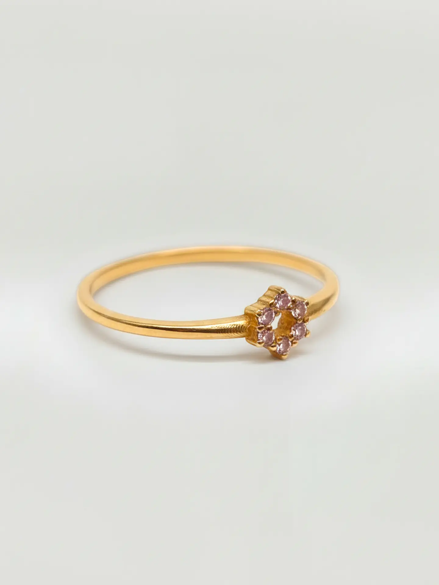 Anillo Estrella de Brillo Circones Oro 18k 3
