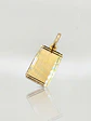 Colgante Placa Bisel Identidad Oro 18k - Miniatura 2