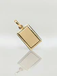 Colgante Placa Bisel Identidad Oro 18k - Miniatura 3