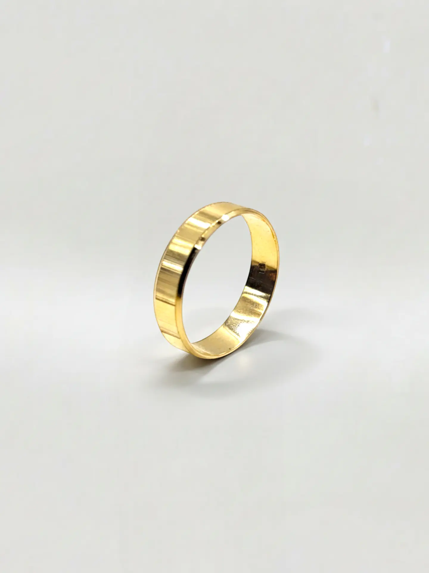 Argolla Individual Nupcial Mil Rayas Oro 18k 1