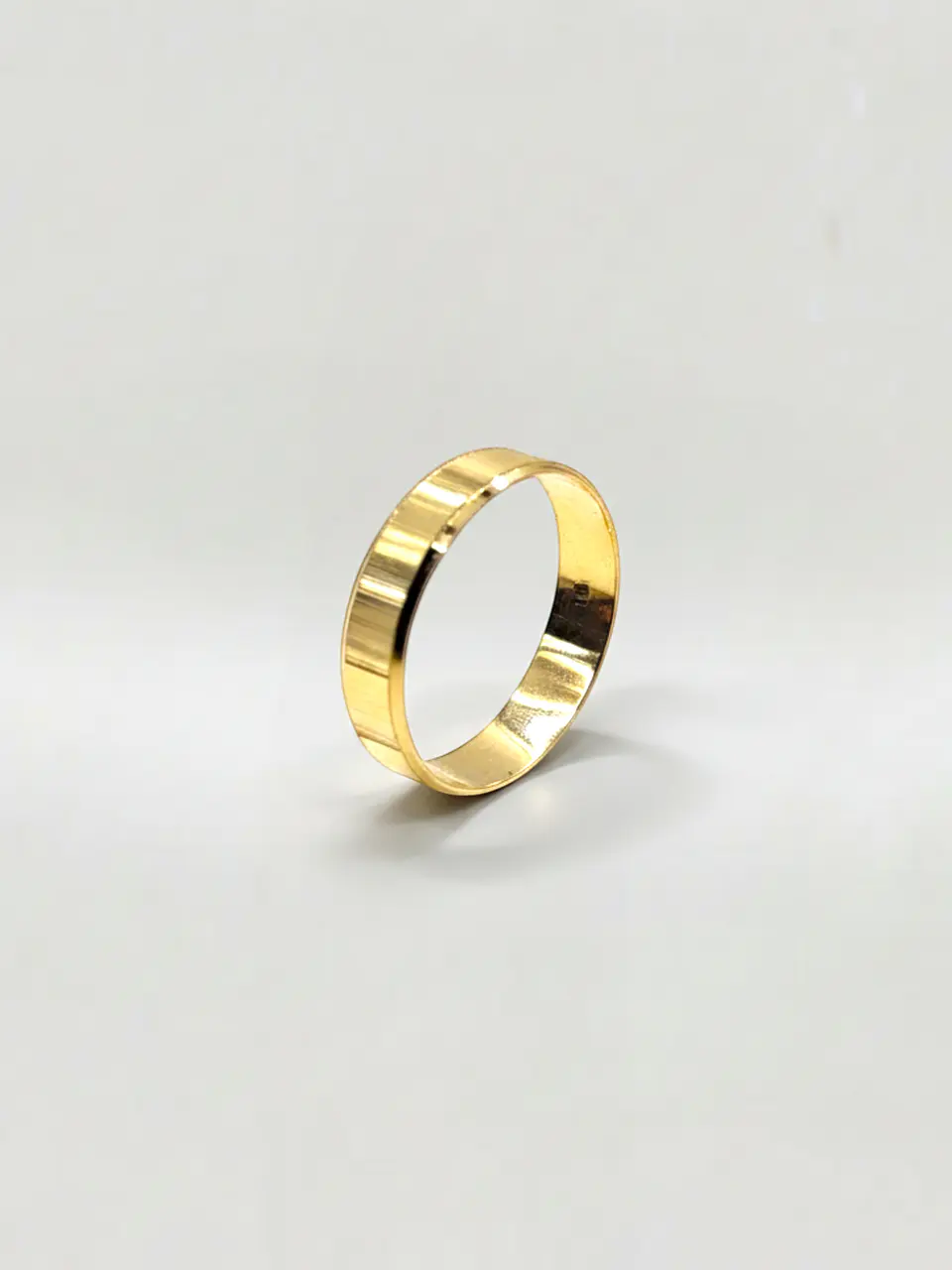 Argolla Individual Nupcial Mil Rayas Oro 18k 1