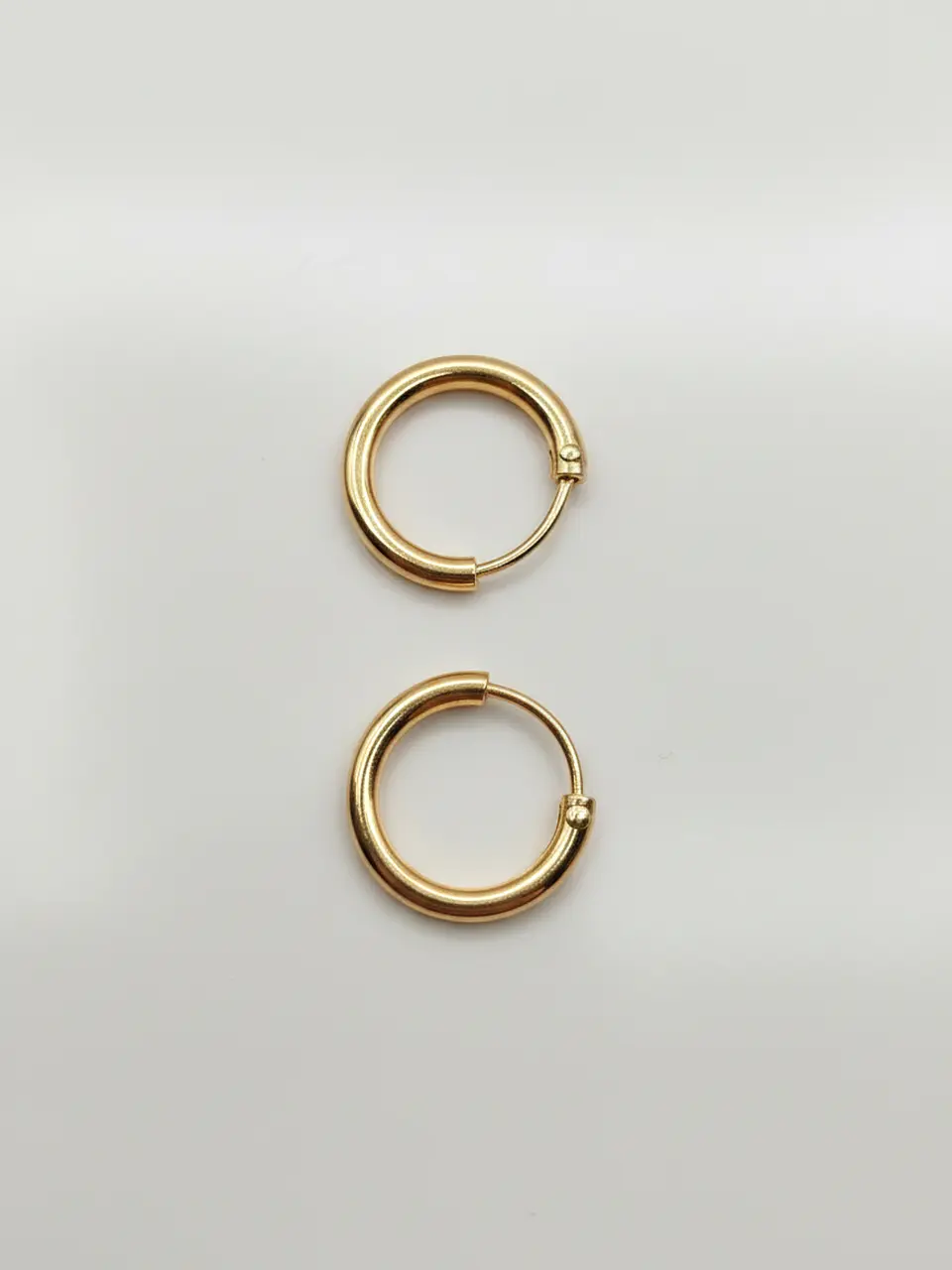 Aros Argolla Esplendor Tubular Oro 18k 1