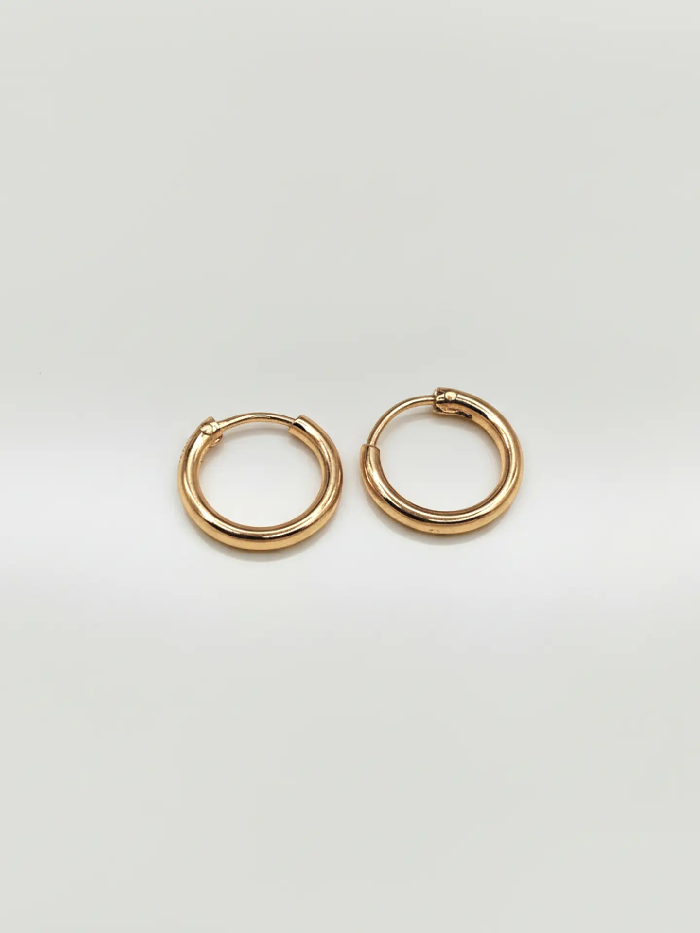 Aros Argolla Esplendor Tubular Oro 18k 2