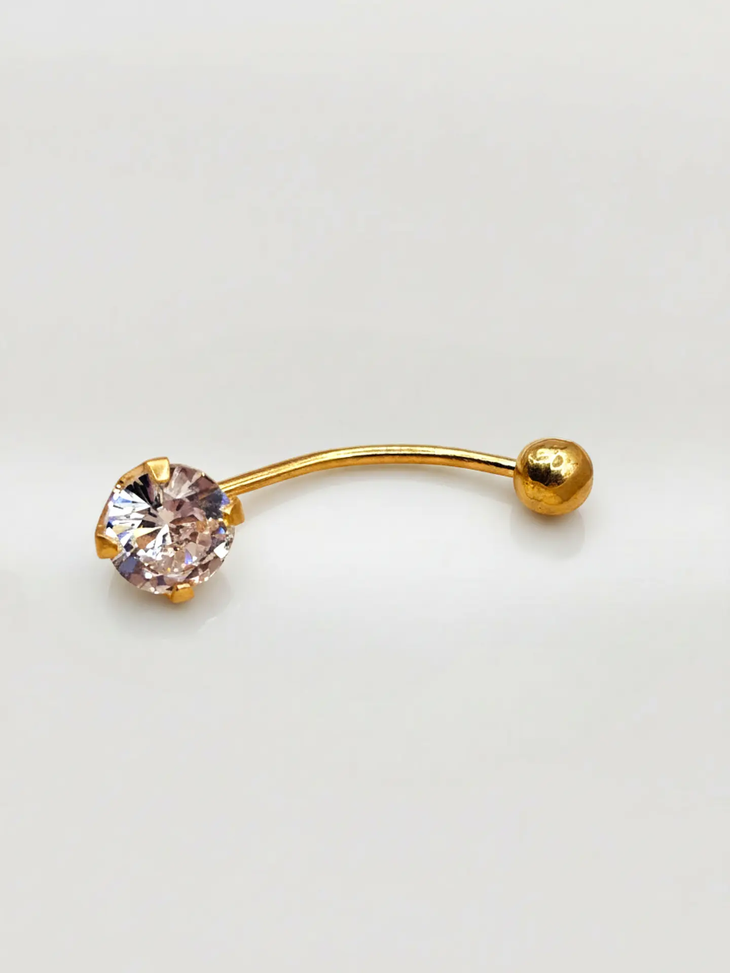 Piercing Destello Estelar y Esfera Oro 18k 1