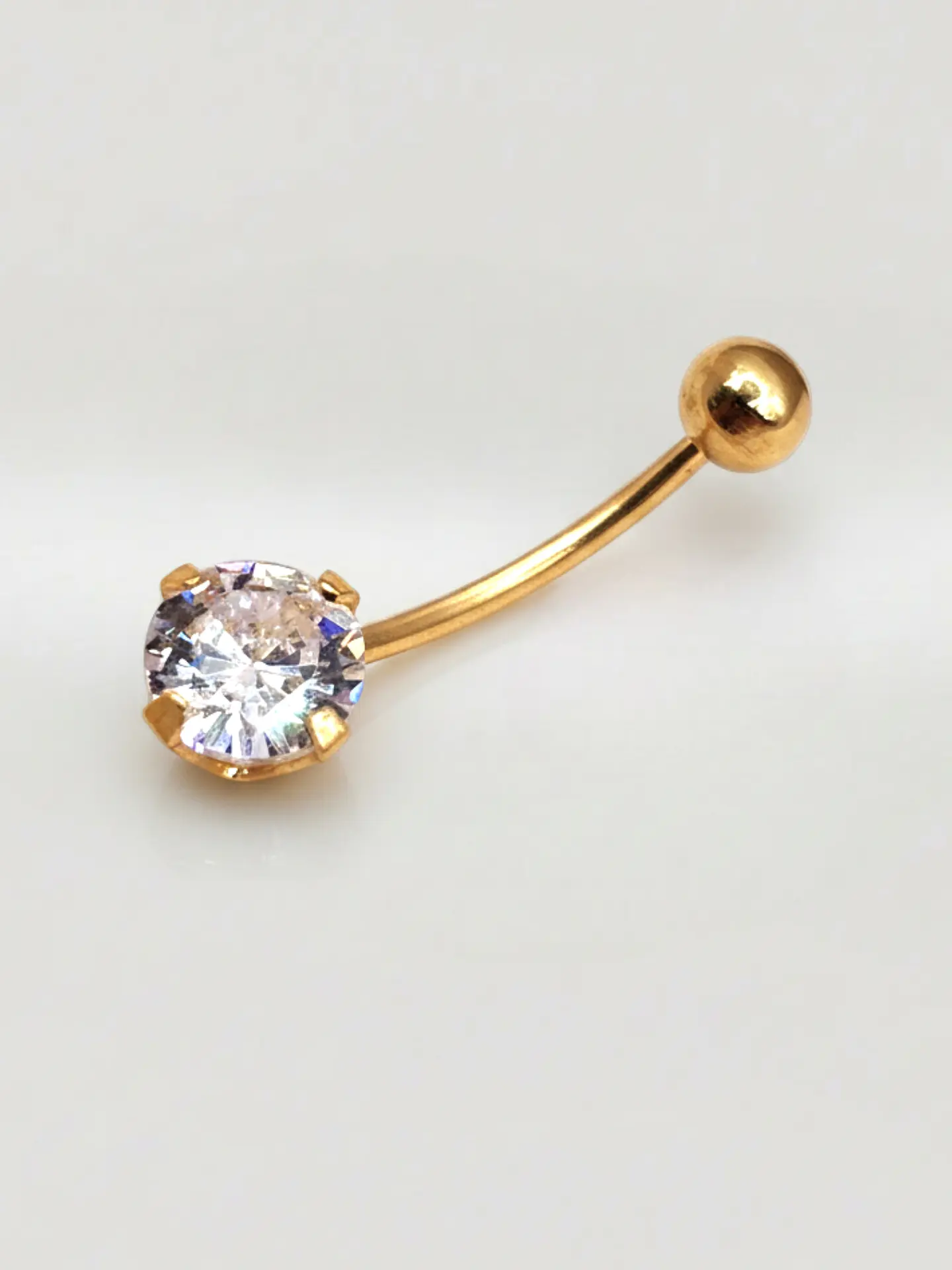 Piercing Destello Estelar y Esfera Oro 18k 4