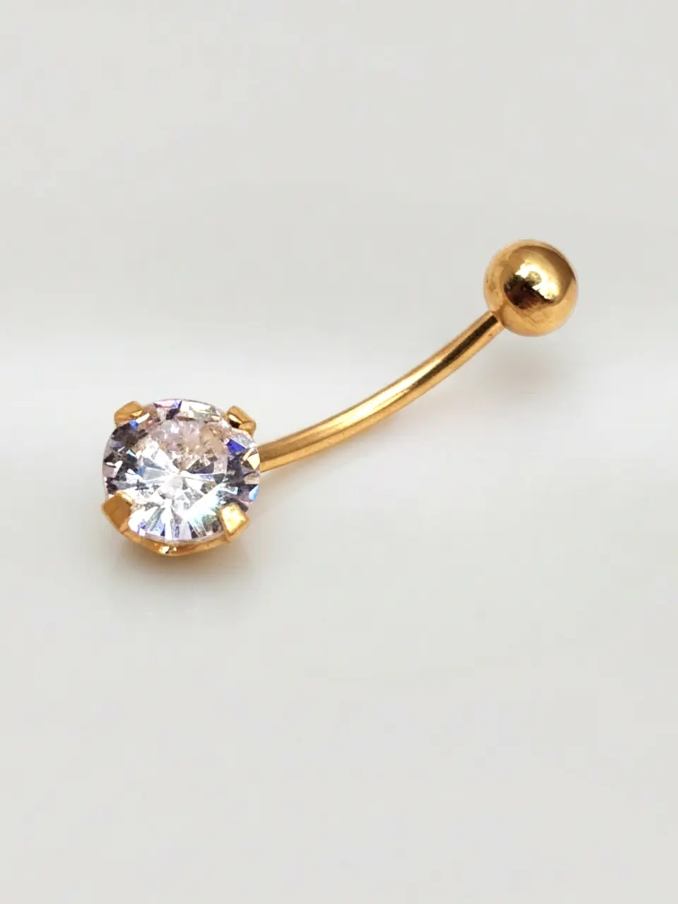 Piercing Destello Estelar y Esfera Oro 18k 4