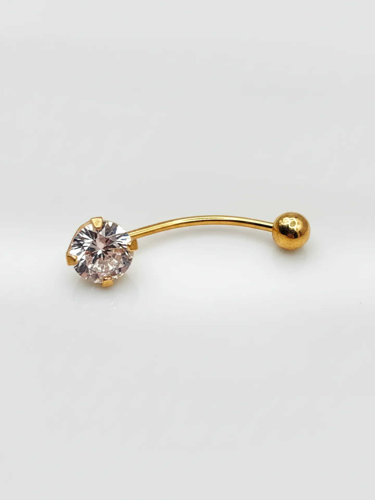 Piercing Destello Estelar y Esfera Oro 18k 5