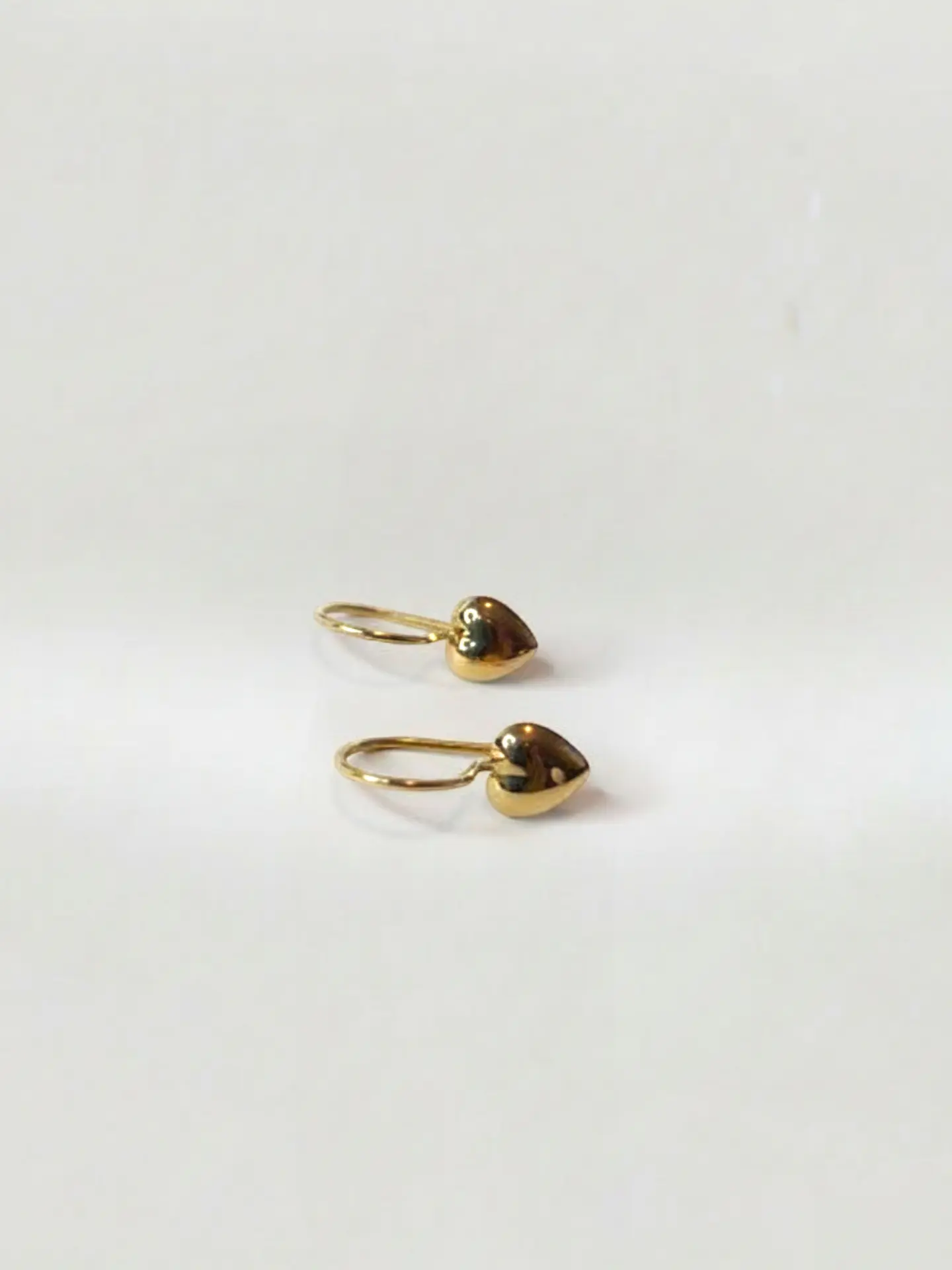 Aros Corazón Majestuoso Colgante Oro 18k 2