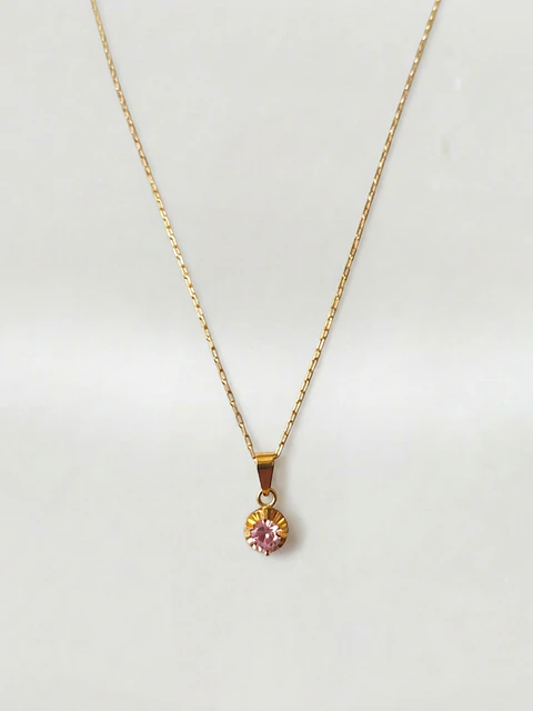 Cadena Gala Rosa de Francia en Chatón Oro 18k